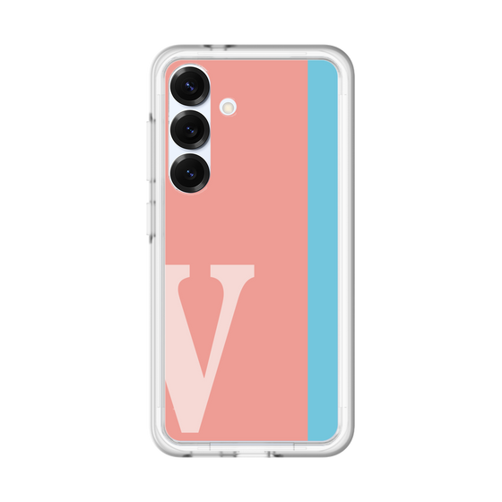 スリムプロテクションプレミアムケース［ オリジナル - initial color line - V pink ］