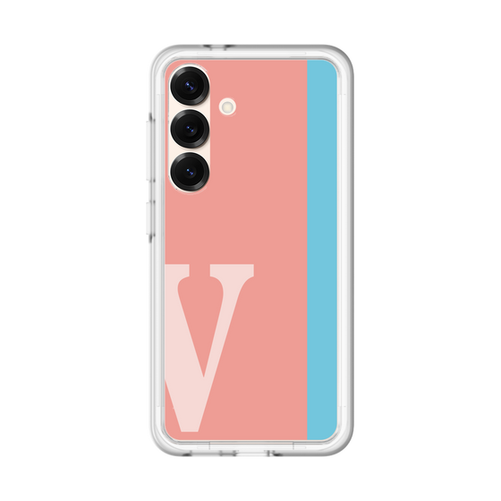 スリムプロテクションプレミアムケース［ オリジナル - initial color line - V pink ］