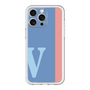 スリムプロテクションプレミアムケース［ オリジナル - initial color line - V blue ］