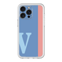 スリムプロテクションプレミアムケース［ オリジナル - initial color line - V blue ］
