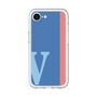 スリムプロテクションプレミアムケース［ オリジナル - initial color line - V blue ］