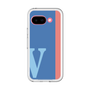 スリムプロテクションプレミアムケース［ オリジナル - initial color line - V blue ］