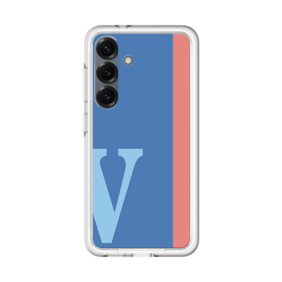 スリムプロテクションプレミアムケース［ オリジナル - initial color line - V blue ］