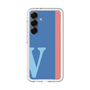 スリムプロテクションプレミアムケース［ オリジナル - initial color line - V blue ］