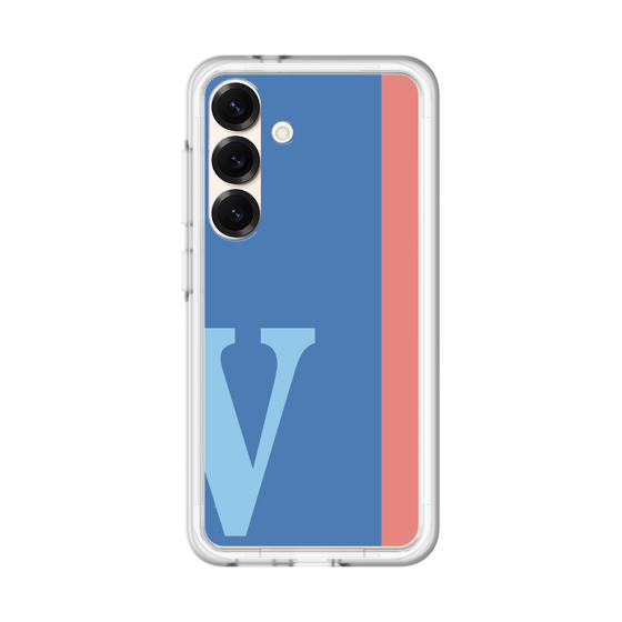 スリムプロテクションプレミアムケース［ オリジナル - initial color line - V blue ］