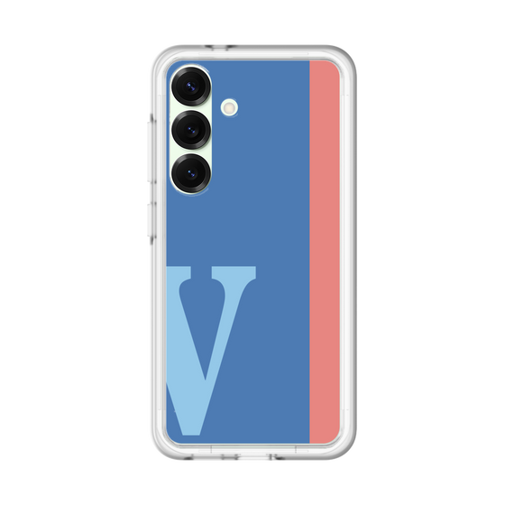 スリムプロテクションプレミアムケース［ オリジナル - initial color line - V blue ］