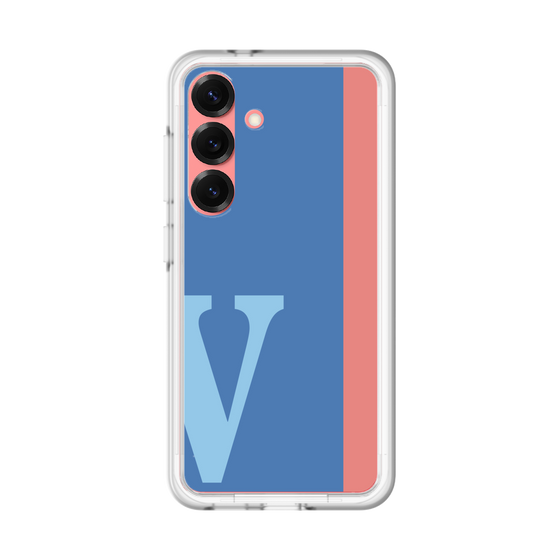スリムプロテクションプレミアムケース［ オリジナル - initial color line - V blue ］