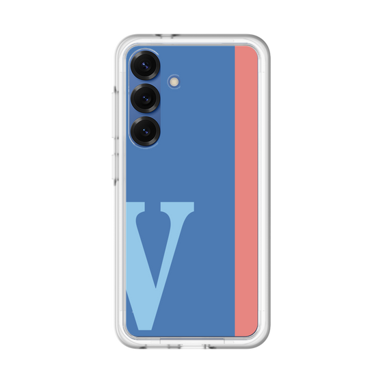 スリムプロテクションプレミアムケース［ オリジナル - initial color line - V blue ］