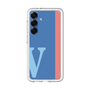 スリムプロテクションプレミアムケース［ オリジナル - initial color line - V blue ］