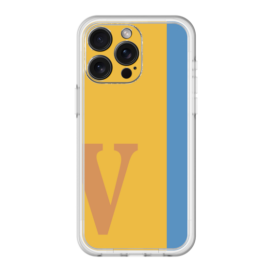 スリムプロテクションプレミアムケース［ オリジナル - initial color line - V orange ］