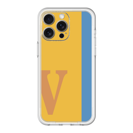 スリムプロテクションプレミアムケース［ オリジナル - initial color line - V orange ］