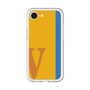 スリムプロテクションプレミアムケース［ オリジナル - initial color line - V orange ］