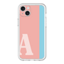 スリムプロテクションプレミアムケース［ オリジナル - initial color line - A pink ］