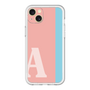 スリムプロテクションプレミアムケース［ オリジナル - initial color line - A pink ］