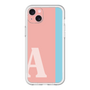 スリムプロテクションプレミアムケース［ オリジナル - initial color line - A pink ］