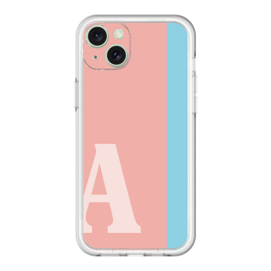スリムプロテクションプレミアムケース［ オリジナル - initial color line - A pink ］