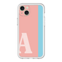 スリムプロテクションプレミアムケース［ オリジナル - initial color line - A pink ］