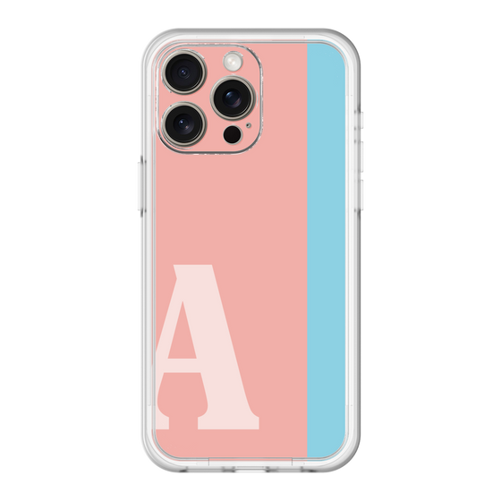 スリムプロテクションプレミアムケース［ オリジナル - initial color line - A pink ］