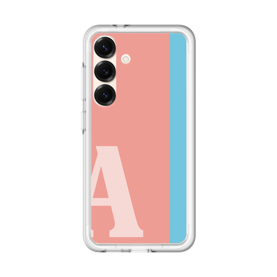 スリムプロテクションプレミアムケース［ オリジナル - initial color line - A pink ］