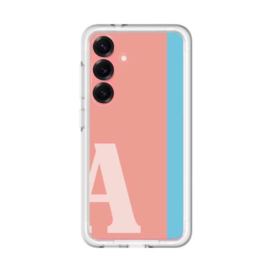 スリムプロテクションプレミアムケース［ オリジナル - initial color line - A pink ］