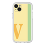 スリムプロテクションプレミアムケース［ オリジナル - initial color line - V yellow ］