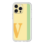 スリムプロテクションプレミアムケース［ オリジナル - initial color line - V yellow ］