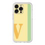 スリムプロテクションプレミアムケース［ オリジナル - initial color line - V yellow ］