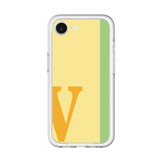 スリムプロテクションプレミアムケース［ オリジナル - initial color line - V yellow ］