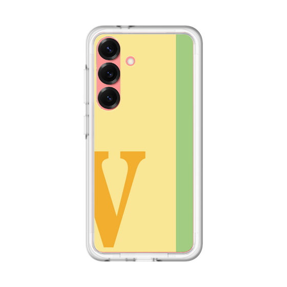 スリムプロテクションプレミアムケース［ オリジナル - initial color line - V yellow ］