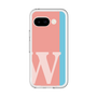 スリムプロテクションプレミアムケース［ オリジナル - initial color line - W pink ］