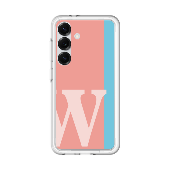 スリムプロテクションプレミアムケース［ オリジナル - initial color line - W pink ］