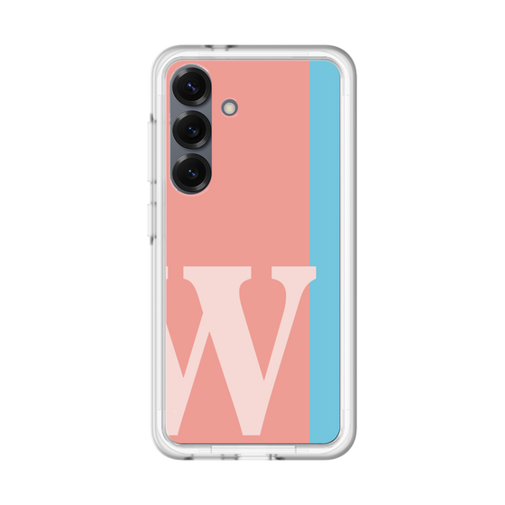 スリムプロテクションプレミアムケース［ オリジナル - initial color line - W pink ］