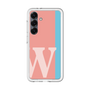 スリムプロテクションプレミアムケース［ オリジナル - initial color line - W pink ］