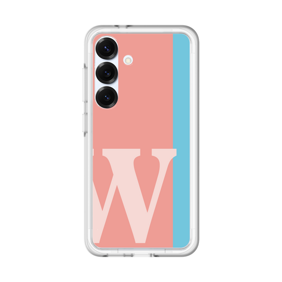 スリムプロテクションプレミアムケース［ オリジナル - initial color line - W pink ］