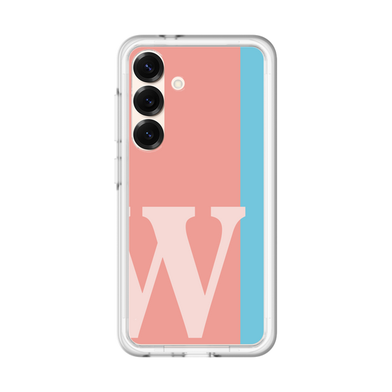 スリムプロテクションプレミアムケース［ オリジナル - initial color line - W pink ］