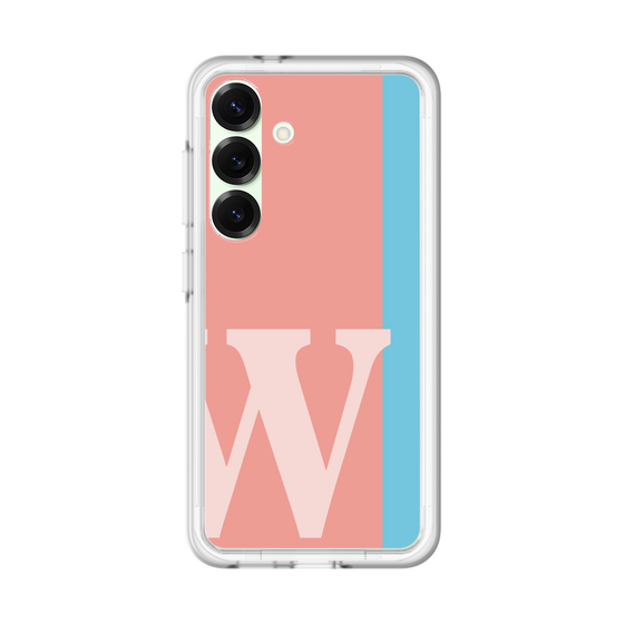 スリムプロテクションプレミアムケース［ オリジナル - initial color line - W pink ］