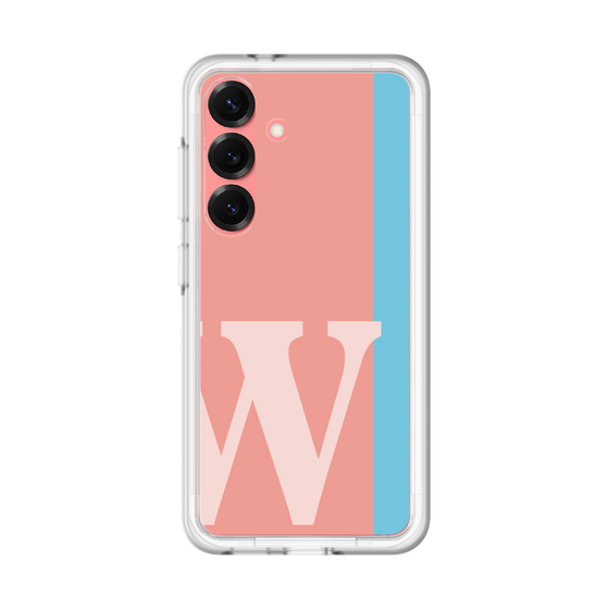 スリムプロテクションプレミアムケース［ オリジナル - initial color line - W pink ］