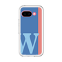 スリムプロテクションプレミアムケース［ オリジナル - initial color line - W blue ］