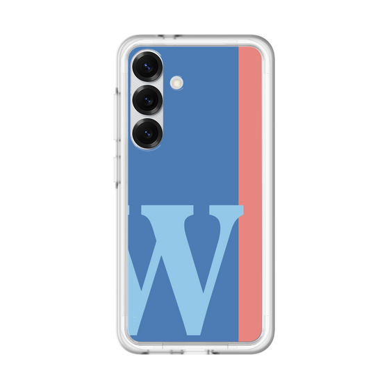 スリムプロテクションプレミアムケース［ オリジナル - initial color line - W blue ］
