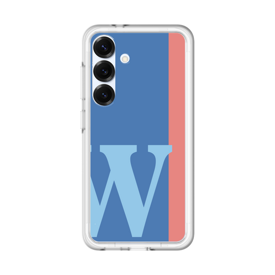 スリムプロテクションプレミアムケース［ オリジナル - initial color line - W blue ］