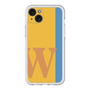 スリムプロテクションプレミアムケース［ オリジナル - initial color line - W orange ］