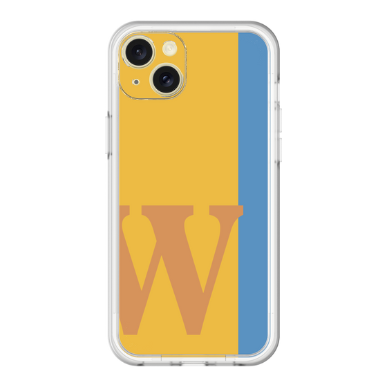 スリムプロテクションプレミアムケース［ オリジナル - initial color line - W orange ］