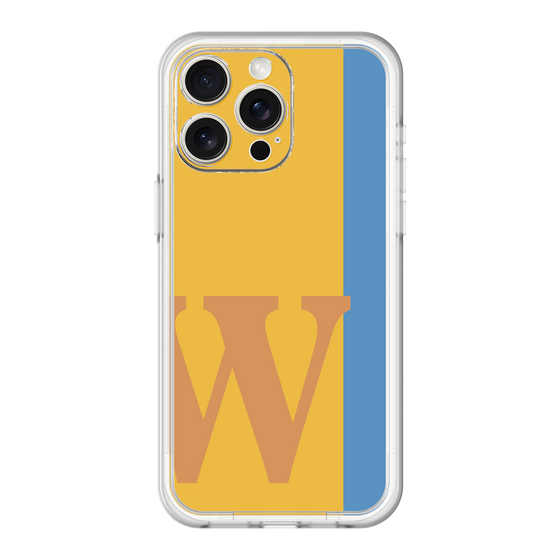 スリムプロテクションプレミアムケース［ オリジナル - initial color line - W orange ］