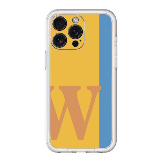 スリムプロテクションプレミアムケース［ オリジナル - initial color line - W orange ］