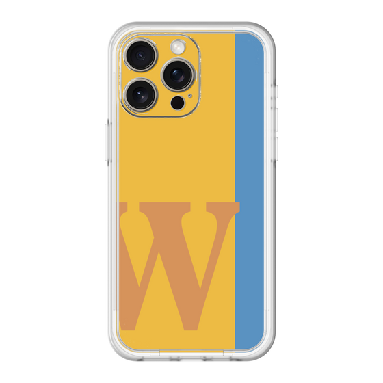 スリムプロテクションプレミアムケース［ オリジナル - initial color line - W orange ］
