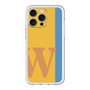 スリムプロテクションプレミアムケース［ オリジナル - initial color line - W orange ］