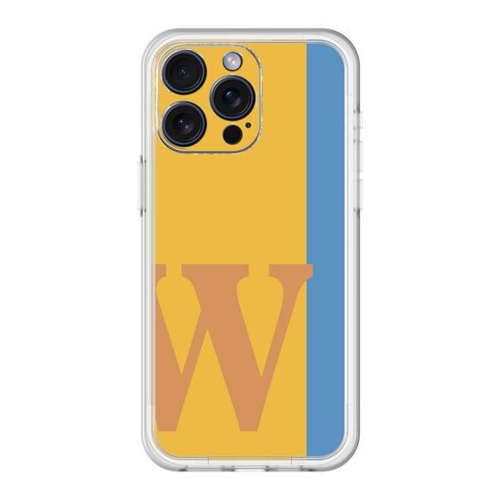 スリムプロテクションプレミアムケース［ オリジナル - initial color line - W orange ］