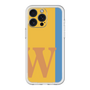 スリムプロテクションプレミアムケース［ オリジナル - initial color line - W orange ］