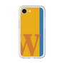 スリムプロテクションプレミアムケース［ オリジナル - initial color line - W orange ］
