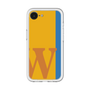 スリムプロテクションプレミアムケース［ オリジナル - initial color line - W orange ］